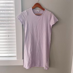 J.Crew factory lavender t-shirt dress